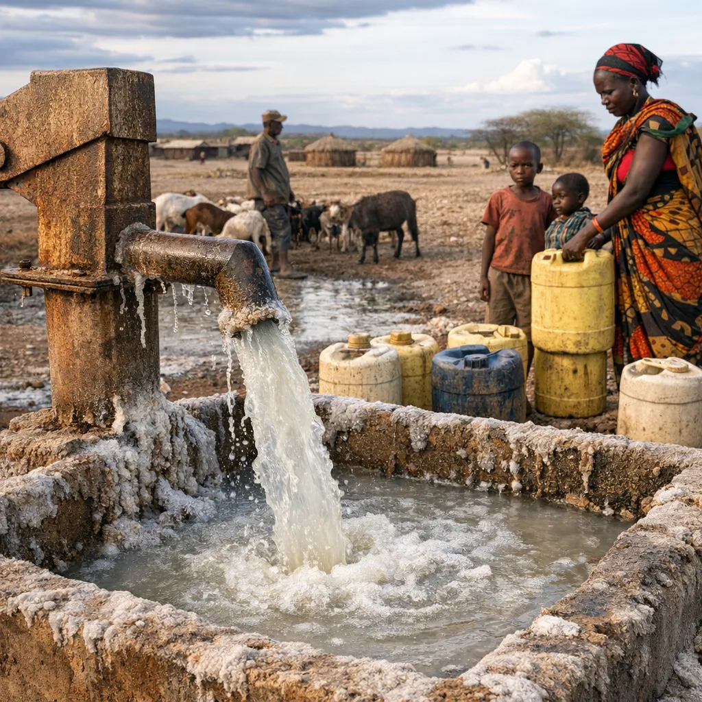 High TDS Borehole Water in Kenya